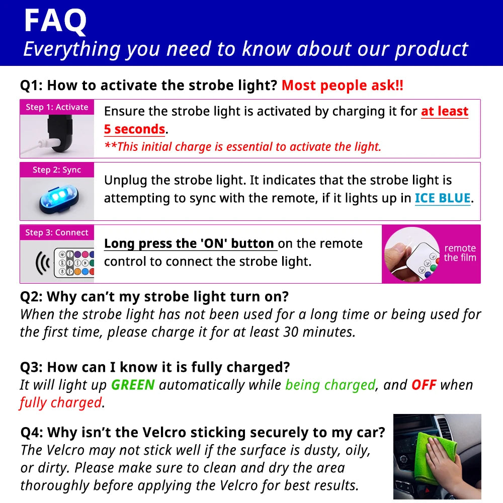 Remote Control LED Light