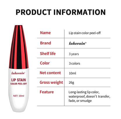 Matte Lipstick Peel Off